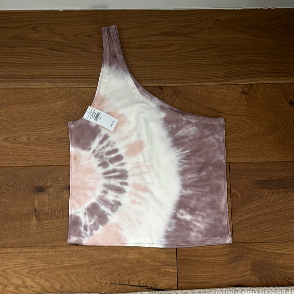 NWT American eagle one shoulder tie dye tank